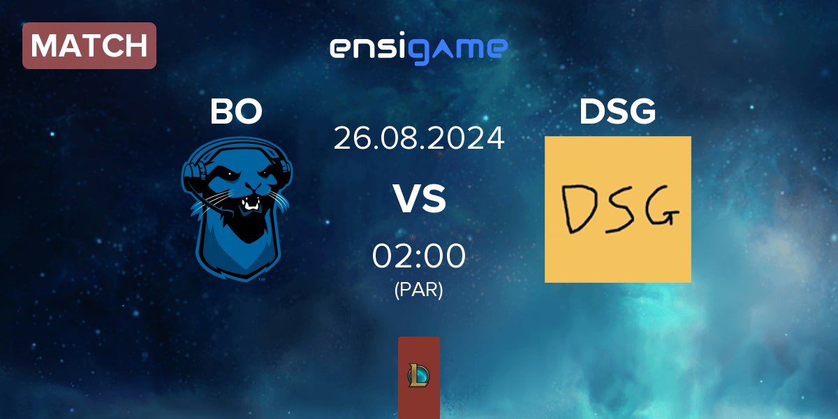 Match Blue Otter BO vs Disguised DSG | 25.08