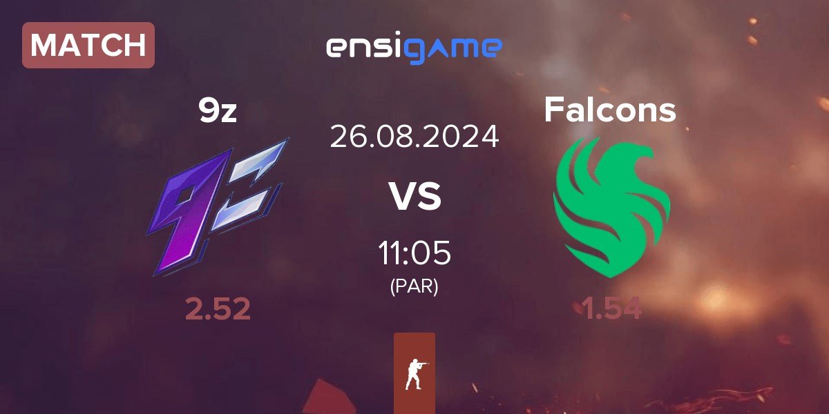 Match 9z Team 9z vs Team Falcons Falcons | 26.08