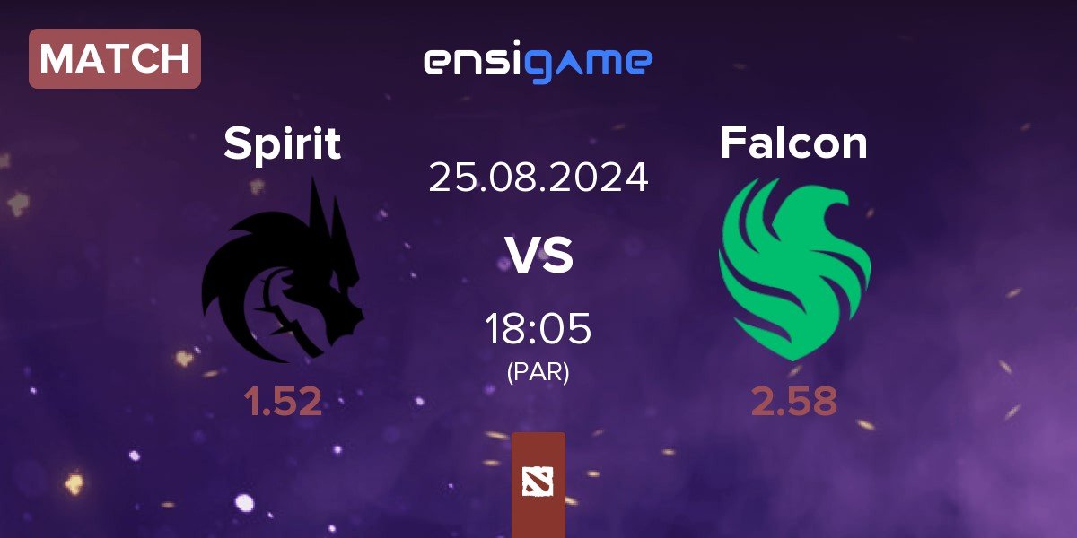 Match Team Spirit Spirit vs Team Falcons Falcon | 25.08