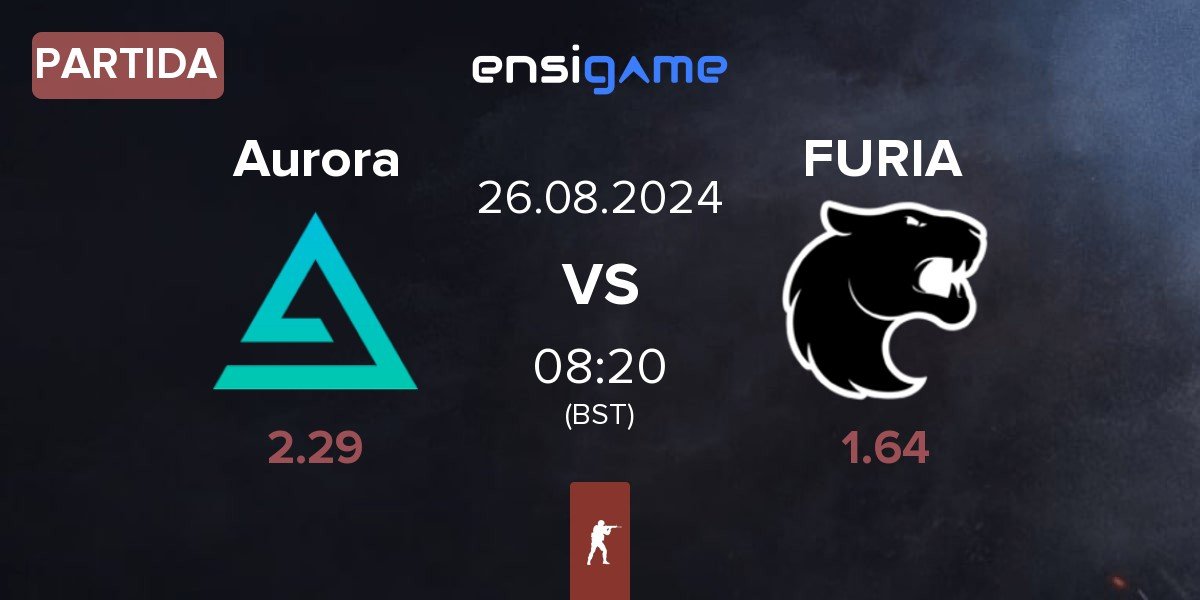 Partida Aurora Gaming Aurora vs FURIA Esports FURIA | 26.08