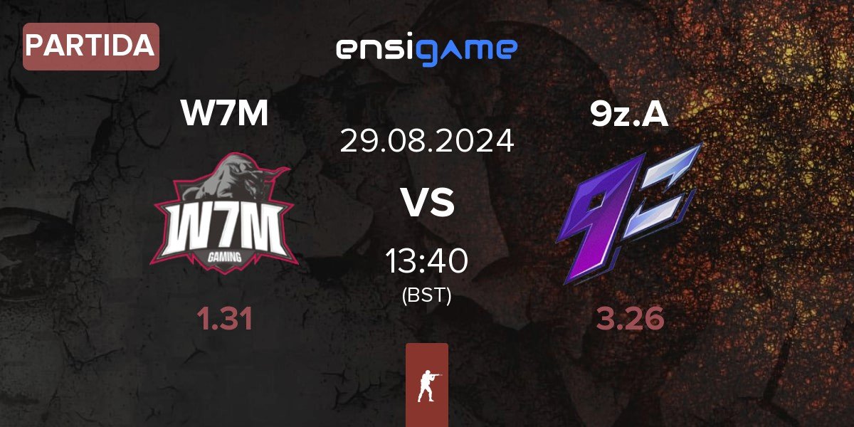 Partida W7M Esports W7M vs 9z Academy 9z.A | 29.08