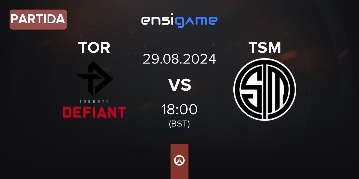 Partida Toronto Defiant TOR vs TSM | 29.08