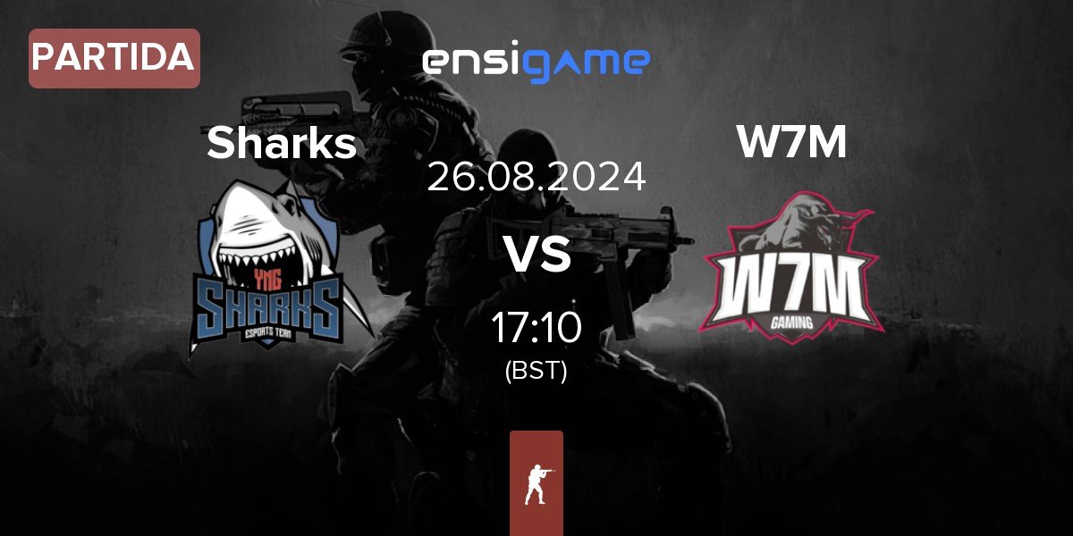 Partida Sharks Esports Sharks vs W7M Esports W7M | 26.08