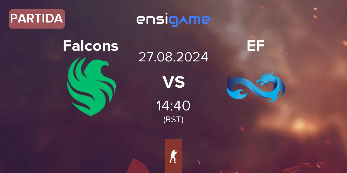 Partida Team Falcons Falcons vs Eternal Fire EF | 27.08