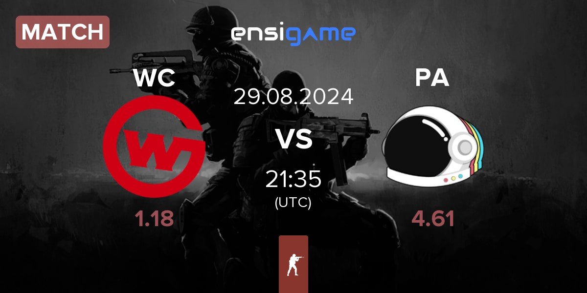 Match Wildcard Gaming WC vs Party Astronauts PA | 29.08