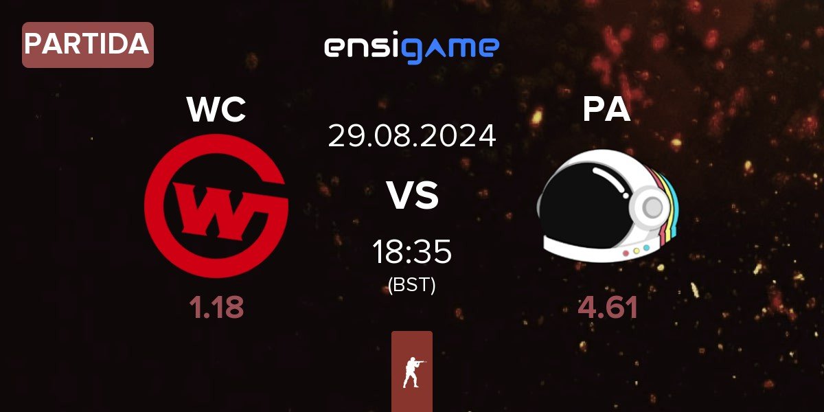 Partida Wildcard Gaming WC vs Party Astronauts PA | 29.08