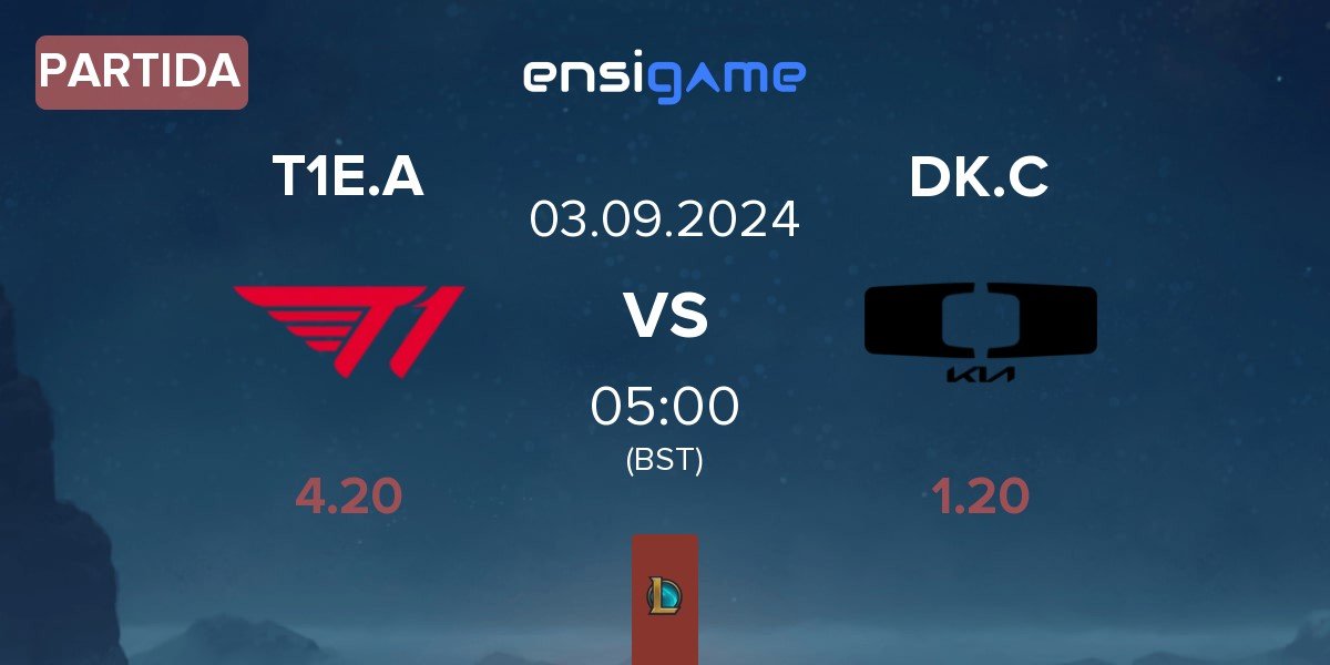 Partida T1 Esports Academy T1E.A vs Dplus KIA Challengers DK.C | 03.09