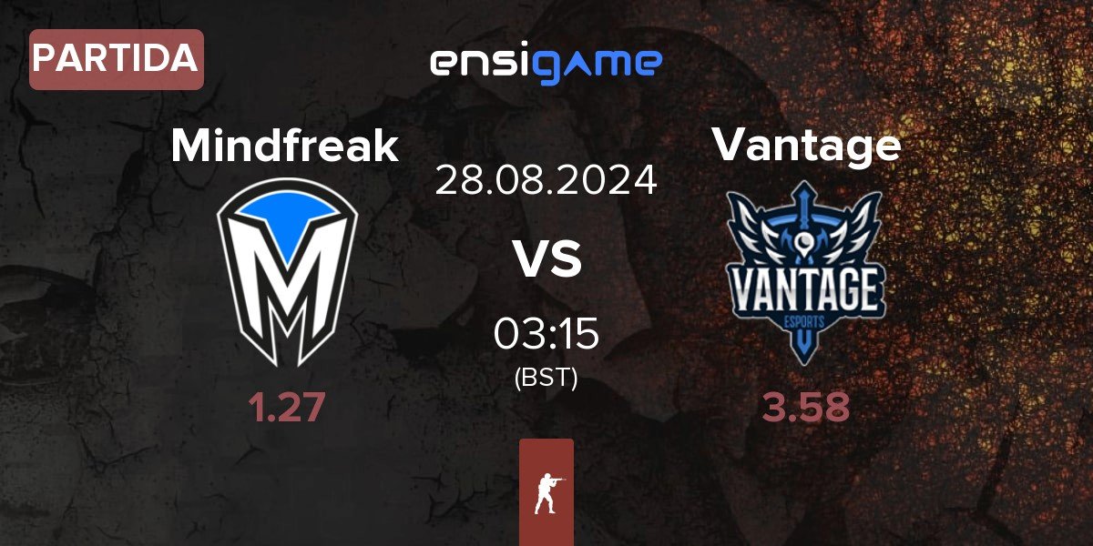 Partida Mindfreak vs Vantage | 28.08