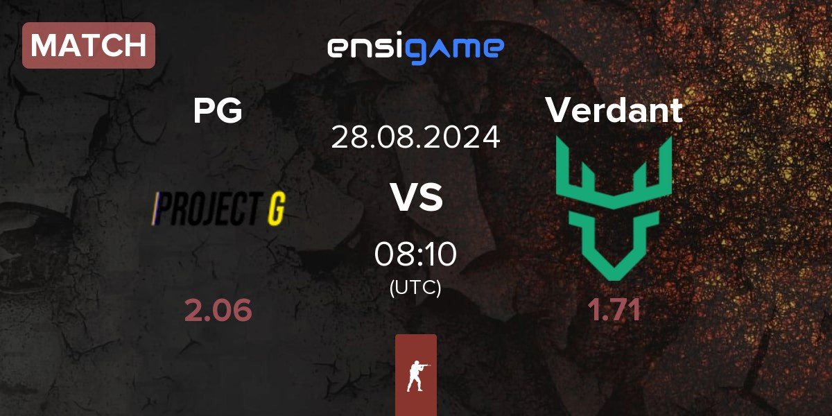 Match Project G PG vs Verdant | 28.08