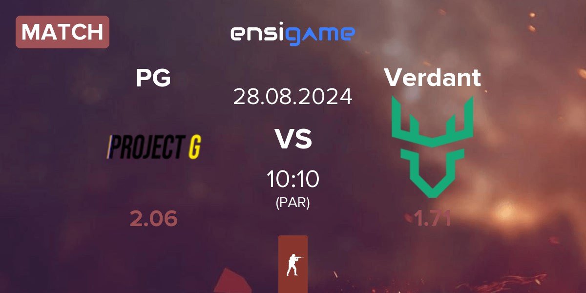 Match Project G PG vs Verdant | 28.08