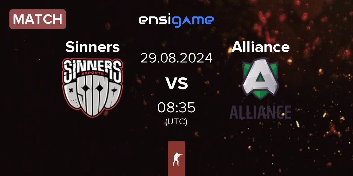 Match Sinners Esports Sinners vs Alliance | 29.08