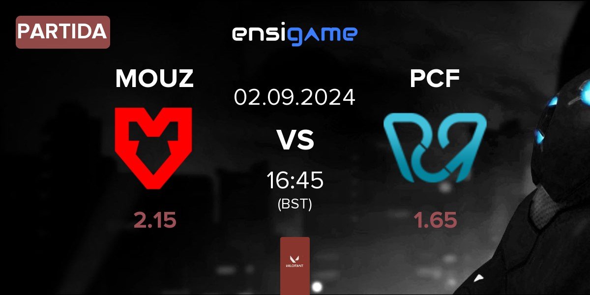 Partida MOUZ vs Pcific Esports PCF | 02.09