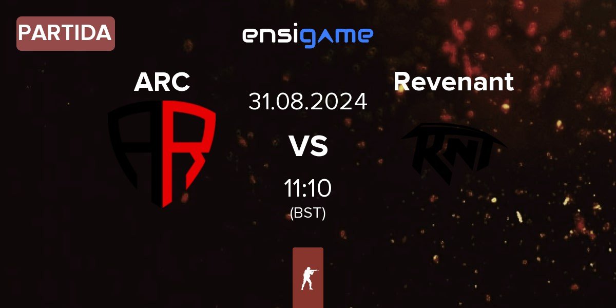 Partida ARCRED vs Revenant Esports Revenant | 31.08