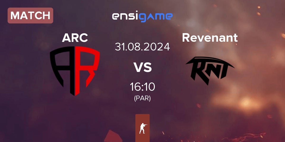 Match ARCRED vs Revenant Esports Revenant | 31.08