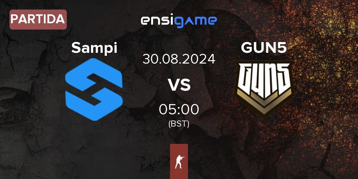 Partida Team Sampi Sampi vs GUN5 Esports GUN5 | 30.08