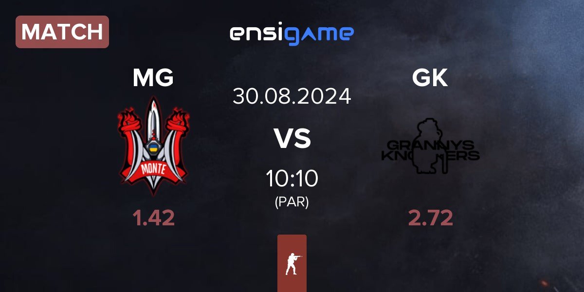 Match Monte Gen MG vs Grannys Knockers GK | 30.08