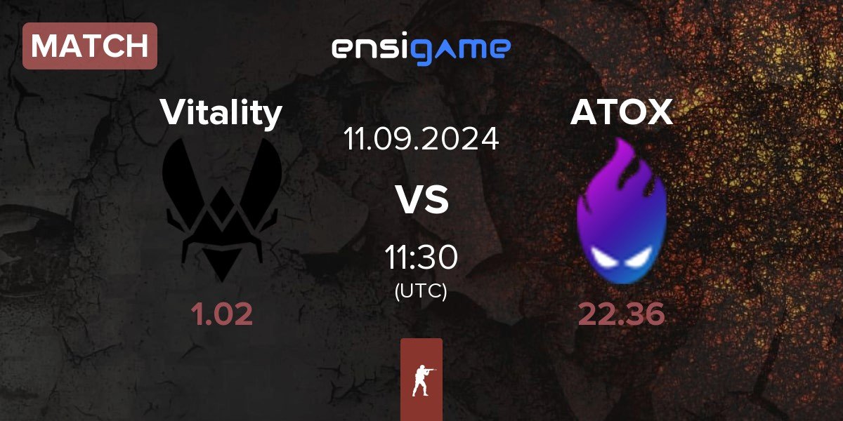 Match Team Vitality Vitality vs ATOX | 11.09