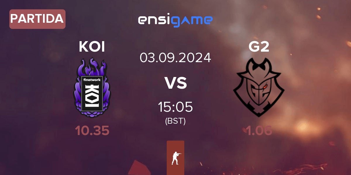 Partida KOI vs G2 Esports G2 | 03.09