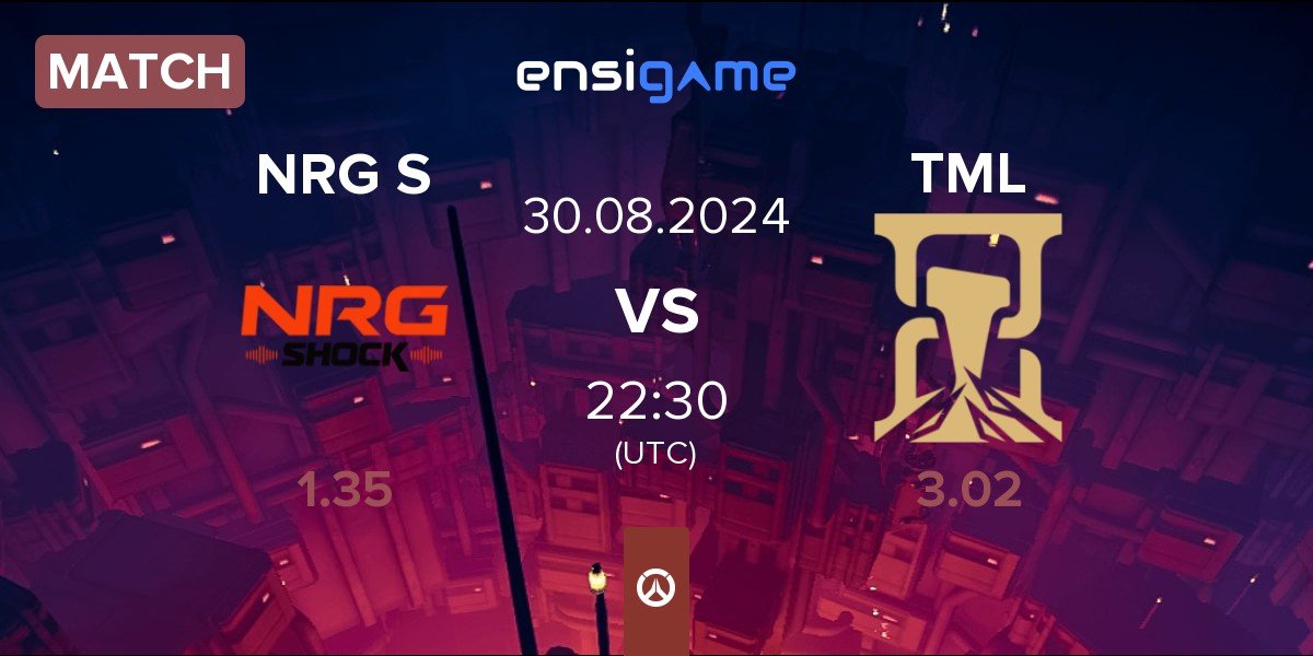 Match NRG Shock NRG S vs Timeless TML | 30.08