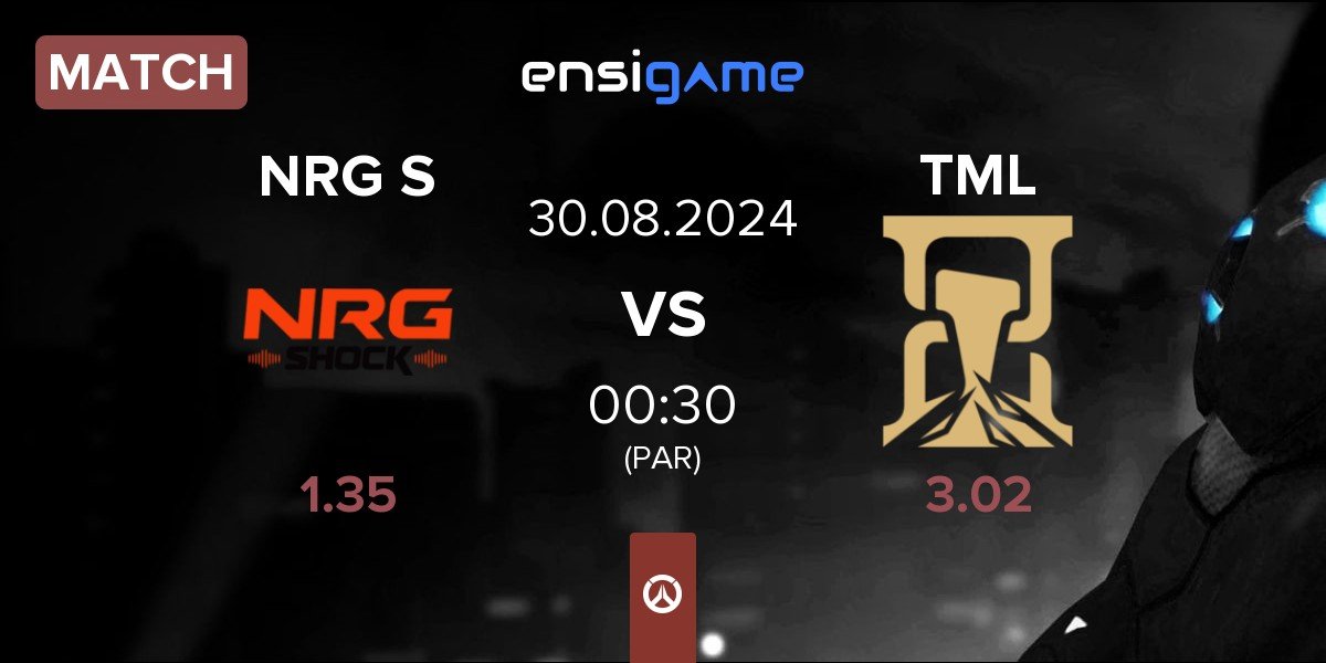 Match NRG Shock NRG S vs Timeless TML | 30.08