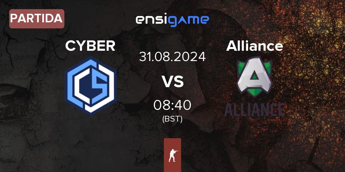 Partida CYBERSHOKE Esports CS vs Alliance | 31.08