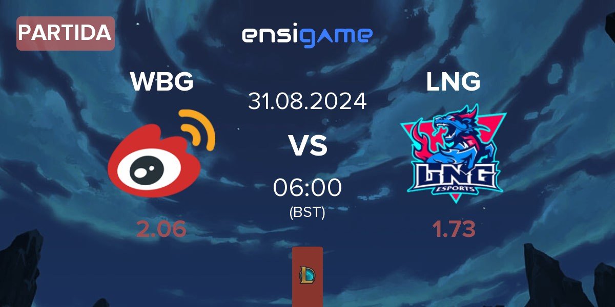 Partida Weibo Gaming WBG vs LNG Esports LNG | 31.08