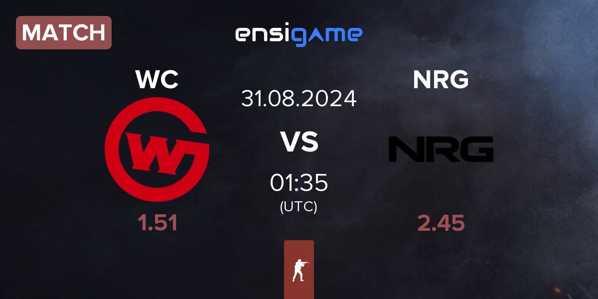 Match Wildcard Gaming WC vs NRG Esports NRG | 31.08