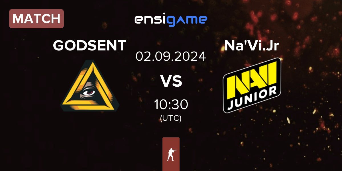 Match GODSENT vs Natus Vincere Junior Na'Vi.Jr | 02.09