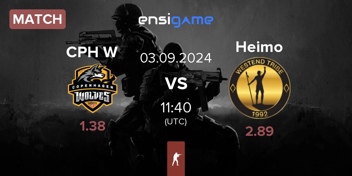 Match Copenhagen Wolves CPH W vs Heimo Esports Heimo | 03.09