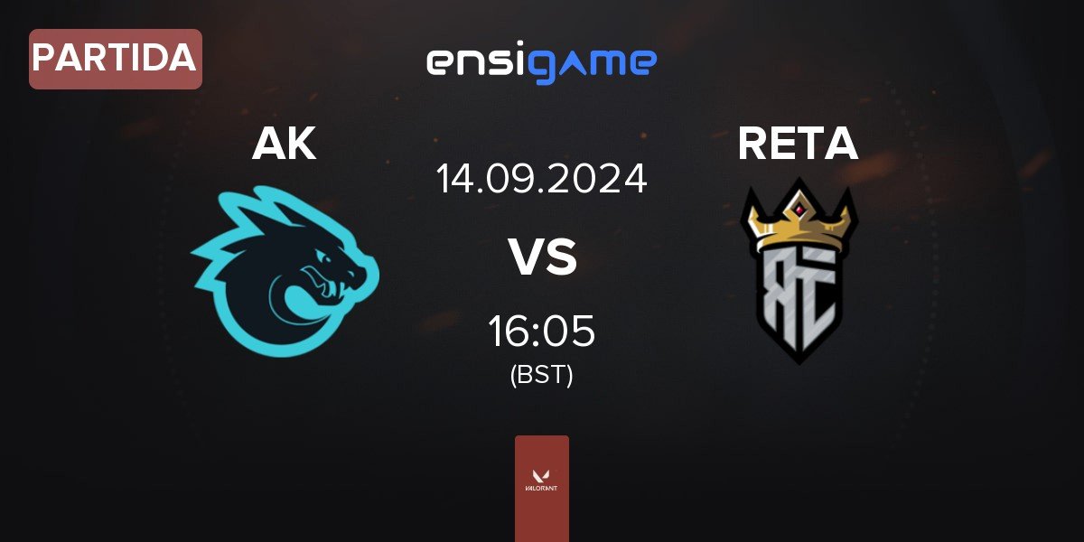 Partida All Knights AK vs Reta Esports RETA | 14.09