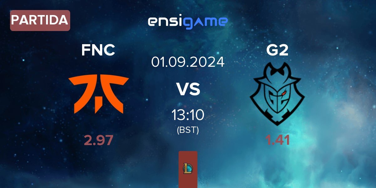 Partida Fnatic FNC vs G2 Esports G2 | 01.09