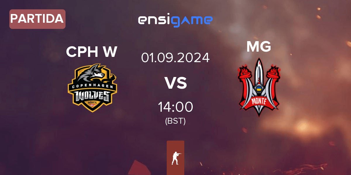 Partida Copenhagen Wolves CPH W vs Monte Gen MG | 01.09