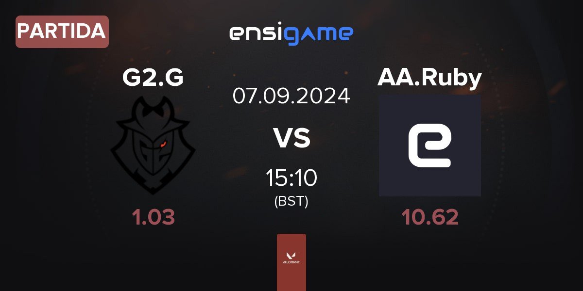 Partida G2 Gozen G2.G vs ALTERNATE aTTaX Ruby AA.Ruby | 07.09