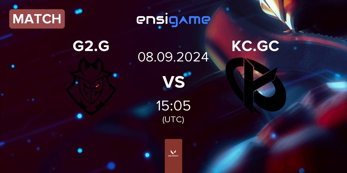 Match G2 Gozen G2.G vs Karmine Corp GC KC.GC | 08.09