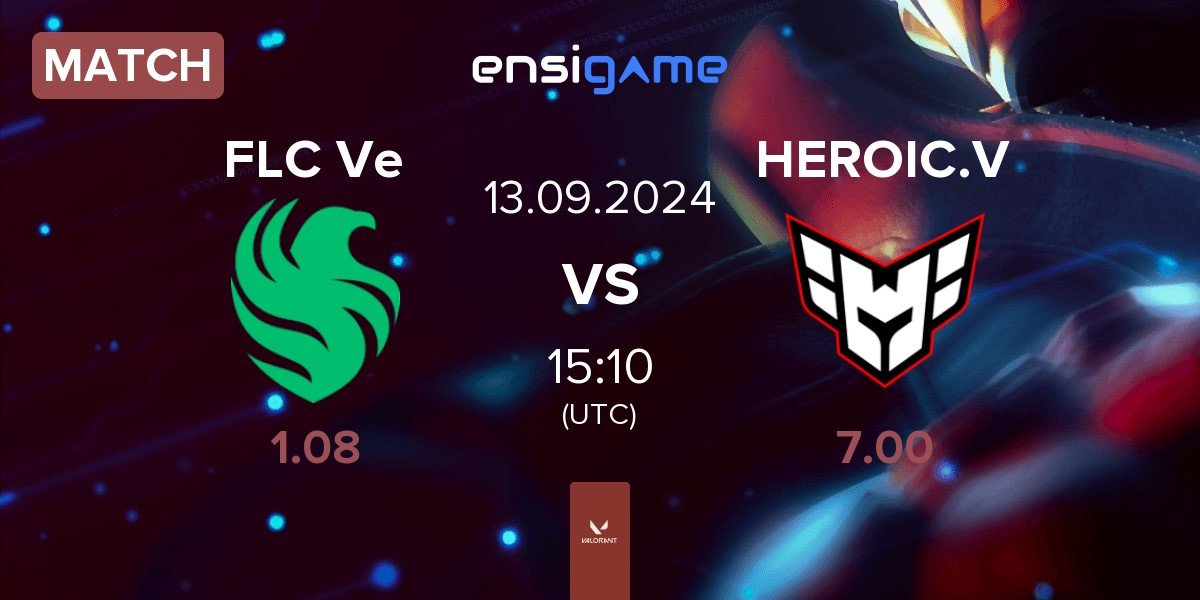 Match Falcons Vega FLC Ve vs HEROIC Valkyries HEROIC.V | 13.09