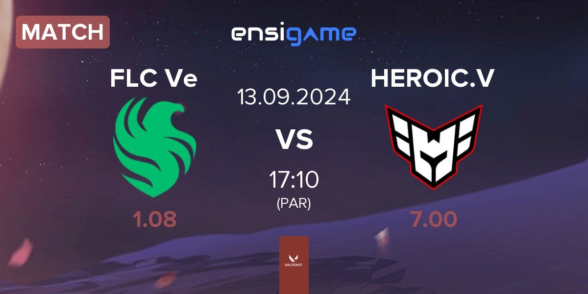 Match Falcons Vega FLC Ve vs HEROIC Valkyries HEROIC.V | 13.09