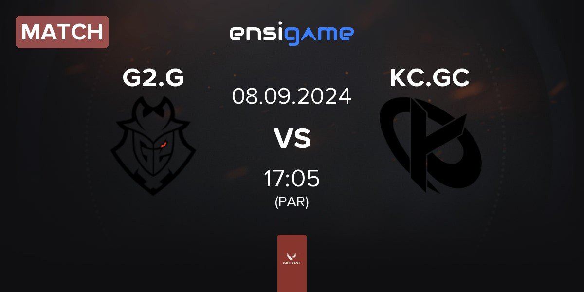 Match G2 Gozen G2.G vs Karmine Corp GC KC.GC | 08.09