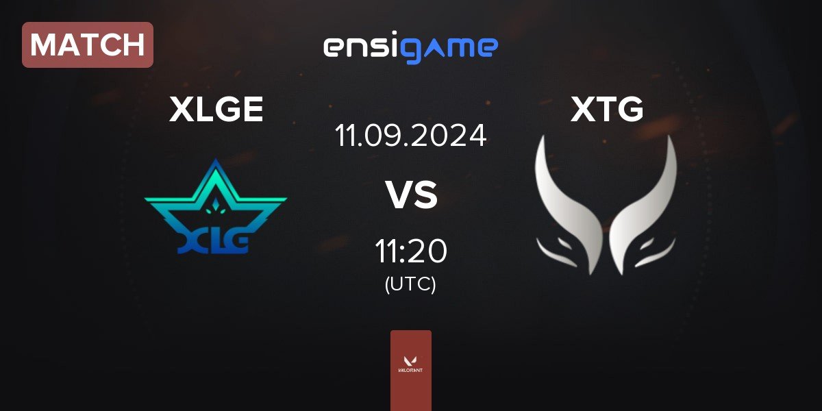 Match XLG Esports XLGE vs Xtreme Gaming XTG | 11.09