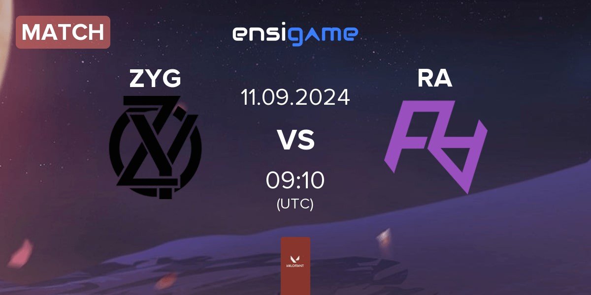 Match ZY Gaming ZYG vs Rare Atom RA | 11.09