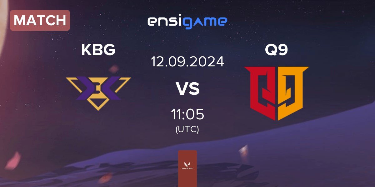 Match KeepBest Gaming KBG vs Qing Jiu Club Q9 | 12.09