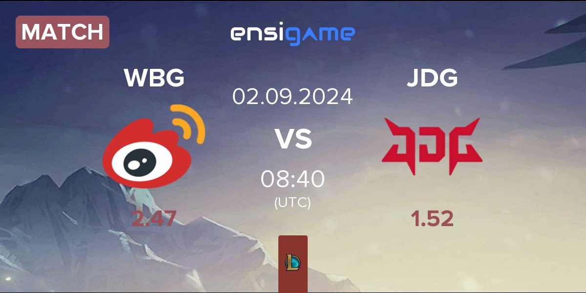 Match Weibo Gaming WBG vs JD Gaming JDG | 02.09