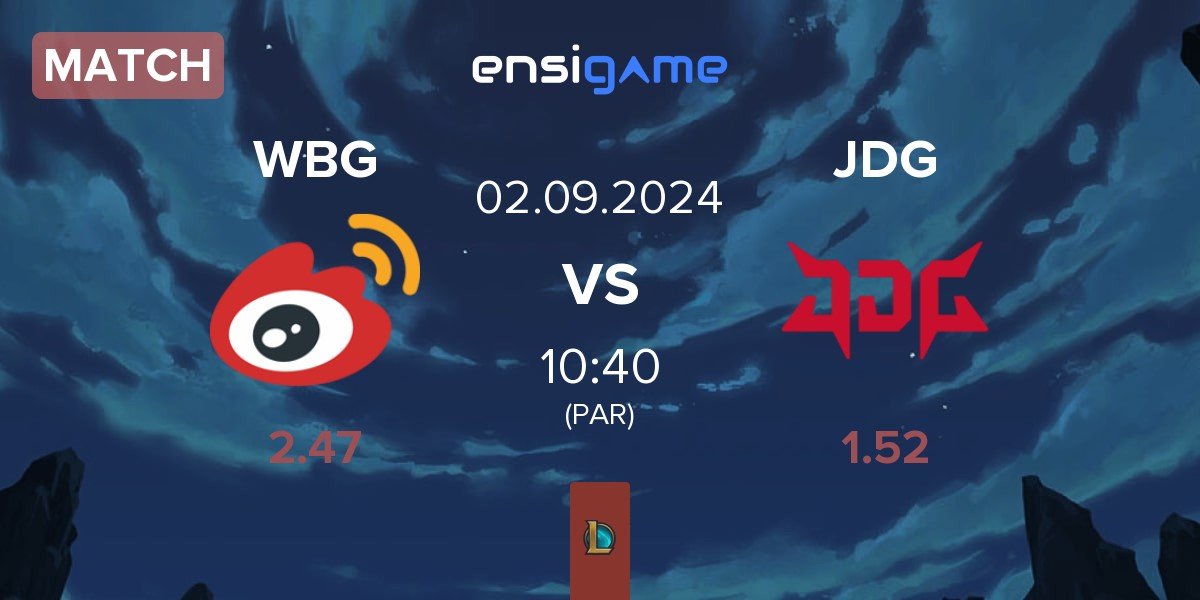 Match Weibo Gaming WBG vs JD Gaming JDG | 02.09