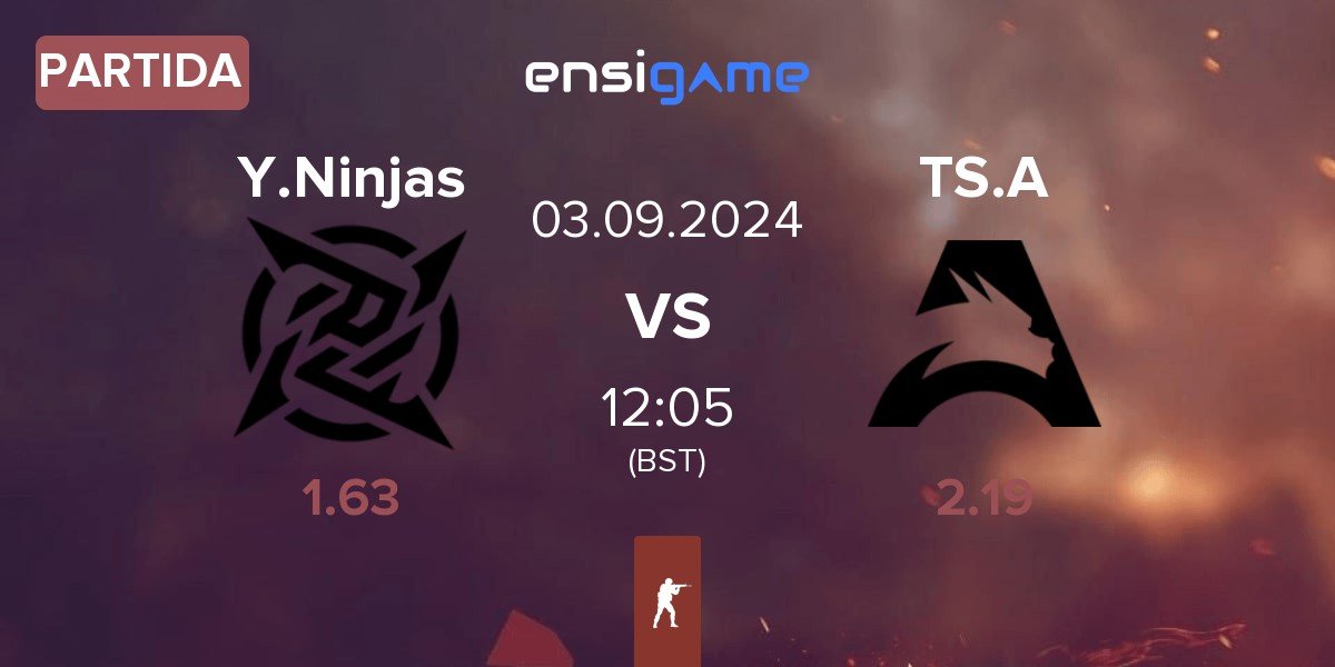 Partida Young Ninjas YN vs Team Spirit Academy TS.A | 03.09