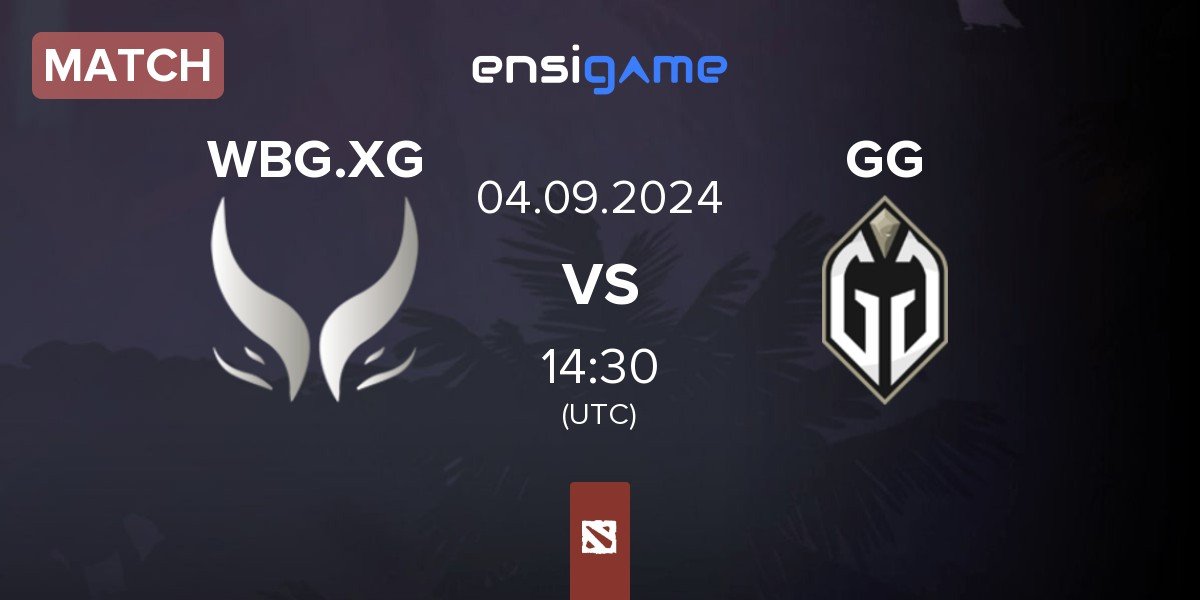 Match Xtreme Gaming WBG.XG vs Gaimin Gladiators GG | 04.09