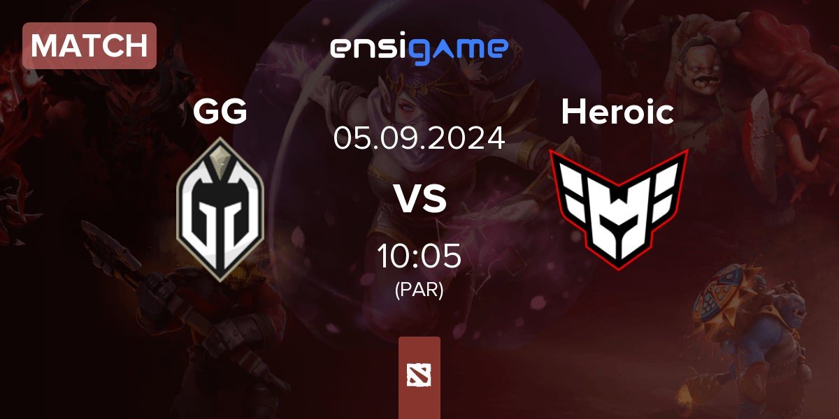 Match Gaimin Gladiators GG vs Heroic | 05.09