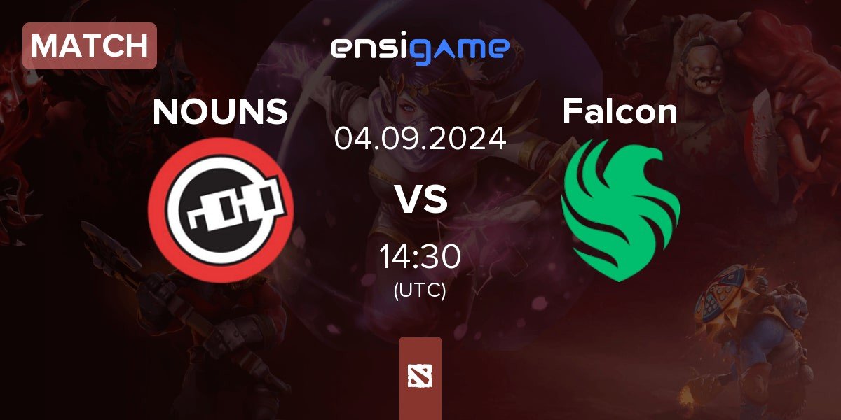 Match nouns NOUNS vs Team Falcons Falcon | 04.09