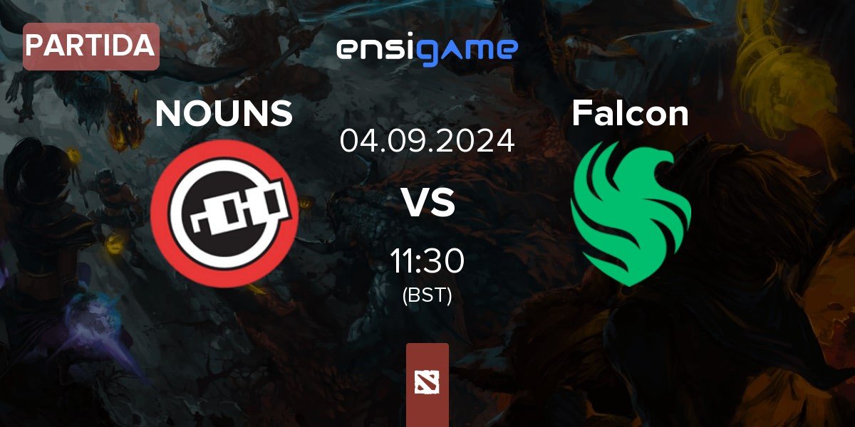 Partida nouns NOUNS vs Team Falcons Falcon | 04.09