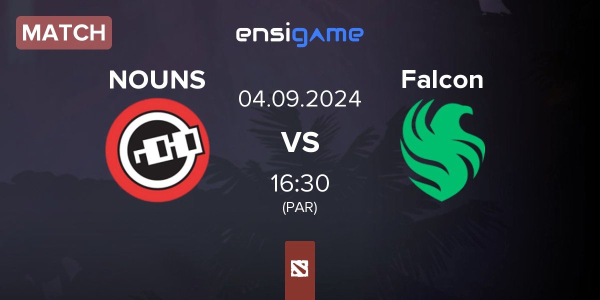 Match nouns NOUNS vs Team Falcons Falcon | 04.09