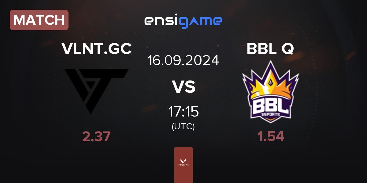 Match Valiant GC VLNT.GC vs BBL Queens BBL Q | 16.09