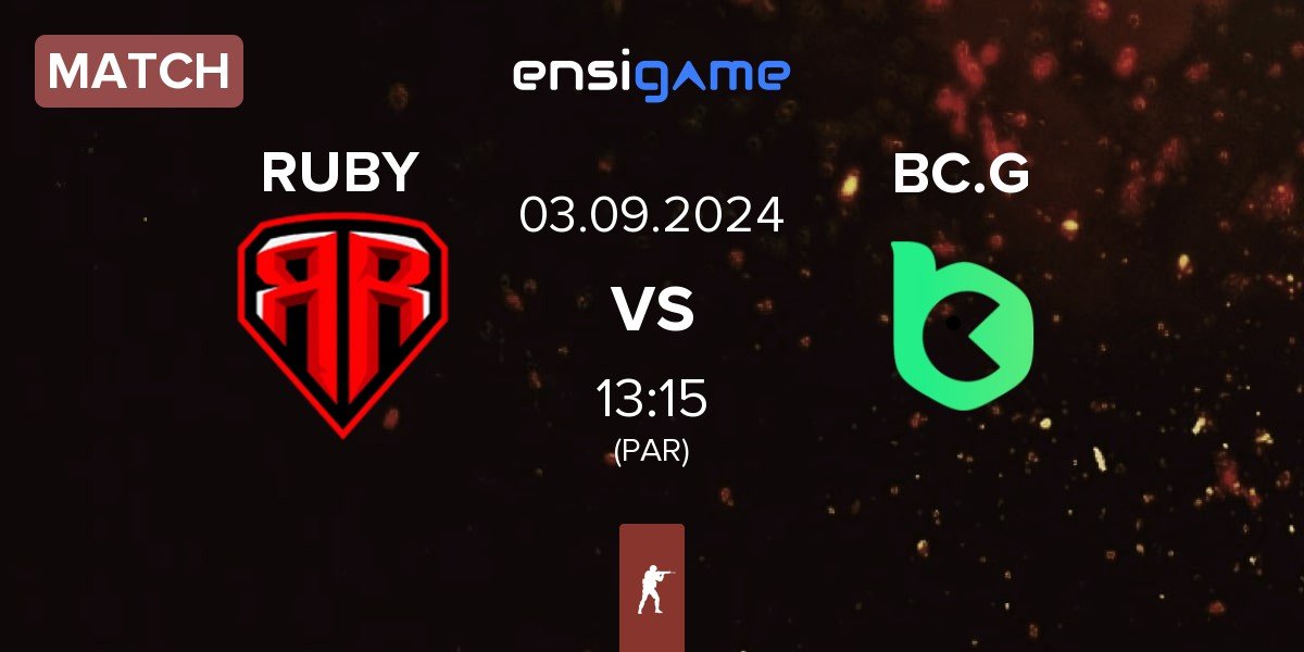 Match RUBY vs BC.Game Esports BC.G | 03.09